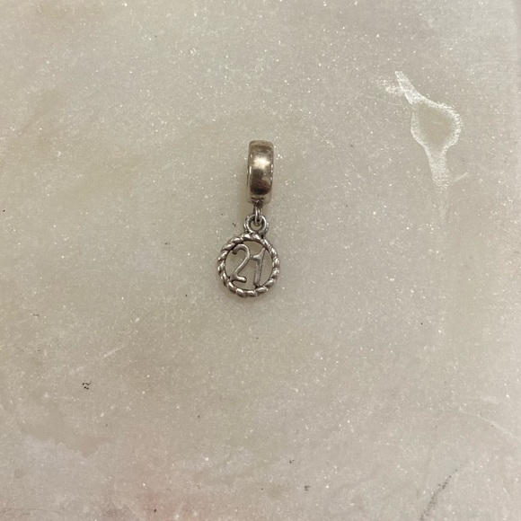 PANDORA 21st Birthday Dangle Charm - Picture 2 of 2